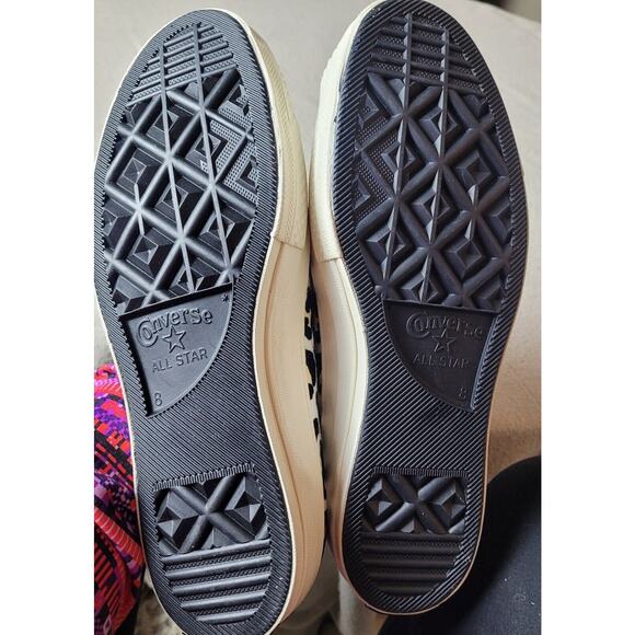 New Converse HI 70 Leopard Cheetah white shoes womens sz 10 mens sz 8 - Picture 12 of 14